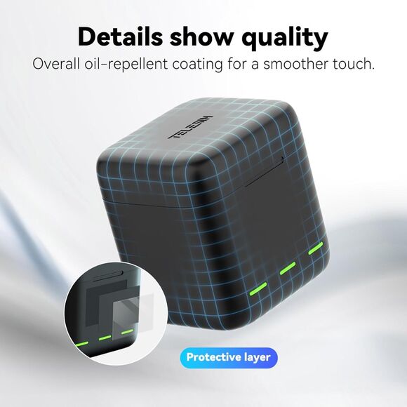 NEW IN BOX -TELESIN Battery Charger Kit for GoPro Hero 10/9 - Picture 4 of 5